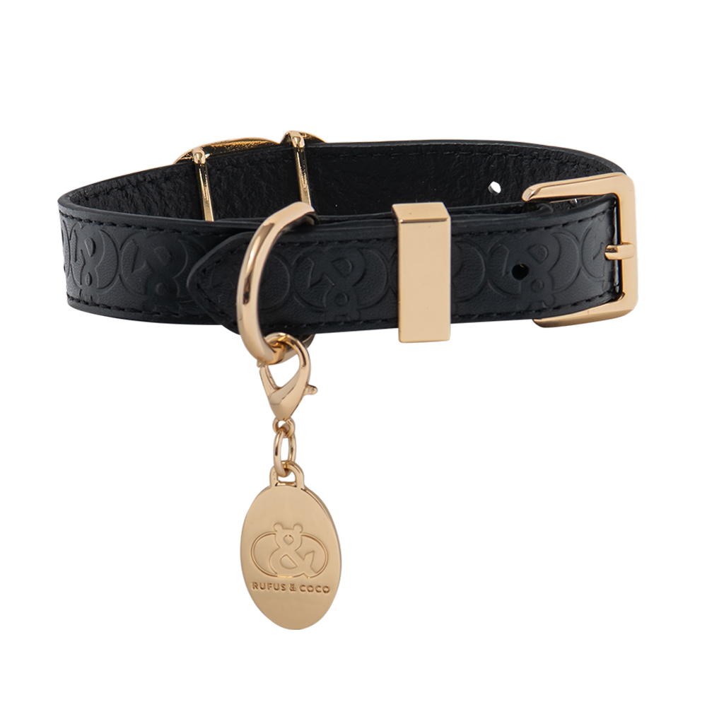 Balmain Leather Dog Collar - Rufus & Coco Australia