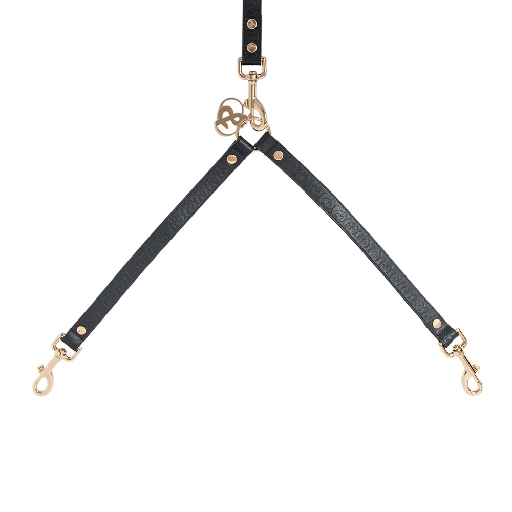 Balmain Dual Leather Lead Connection - Rufus & Coco Australia