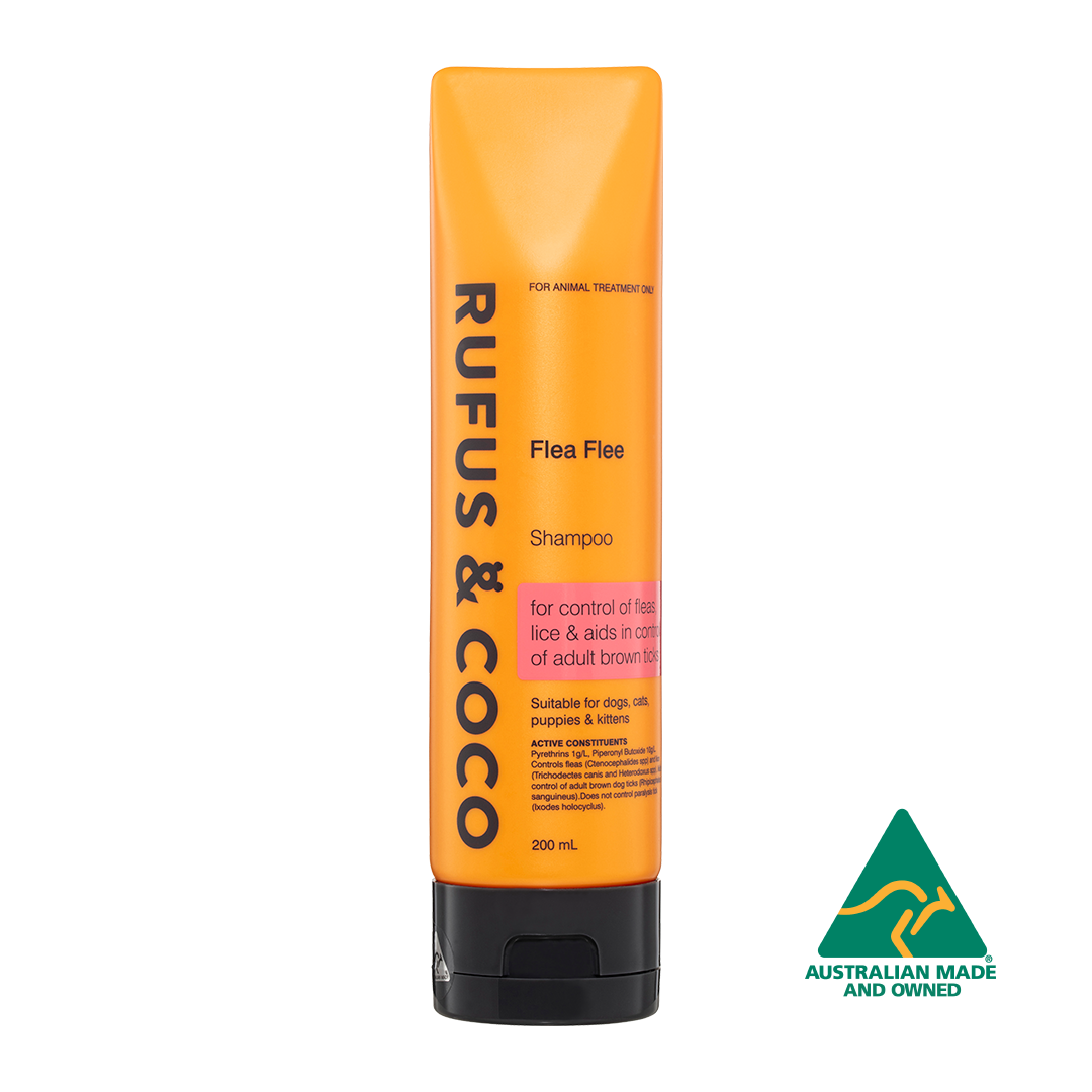 Flea Flee Dog Cat Flea Shampoo Rufus Coco Australia