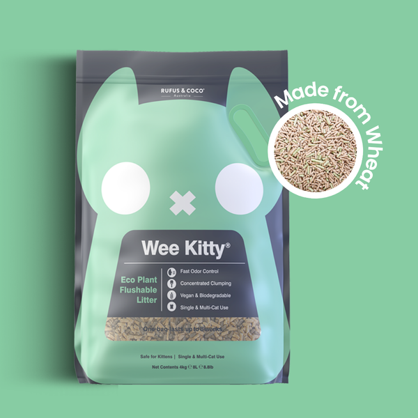 Wee Kitty Eco Plant Flushable Litter 4kg