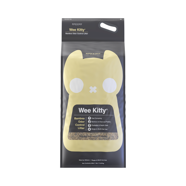 Wee Kitty Bamboo Odor Control Litter 9kg - Rufus & Coco Australia