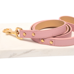 Berlin Leather Collar & Lead Set (Rose Gold)