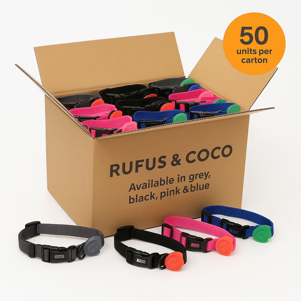 The Rufus Collar XS - S - 96 Units per carton