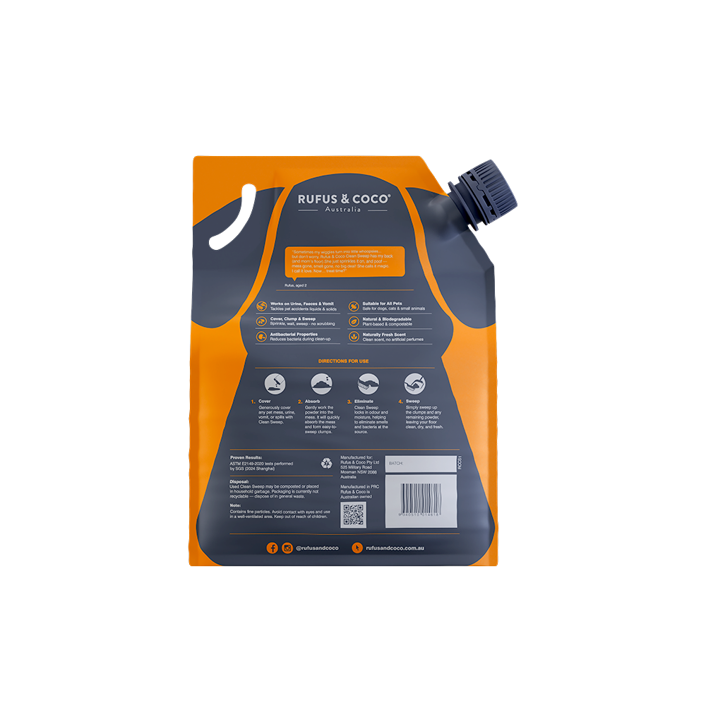 Rufus & Coco Clean Sweep Absorbent Powder