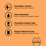 Wee Kitty Natural Clumping Corn Litter 4kg - Rufus & Coco Australia