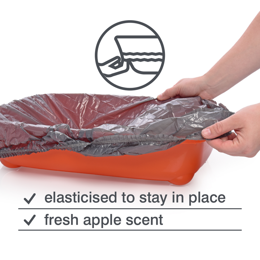 Rufus & Coco PE Elasticised Litter Tray Liners Large Rufus & Coco