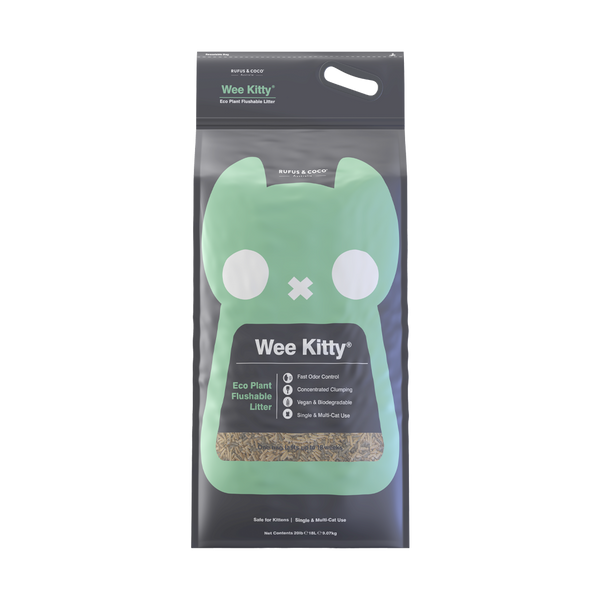 Wee Kitty Eco Plant Flushable Litter 9kg - Rufus & Coco Australia