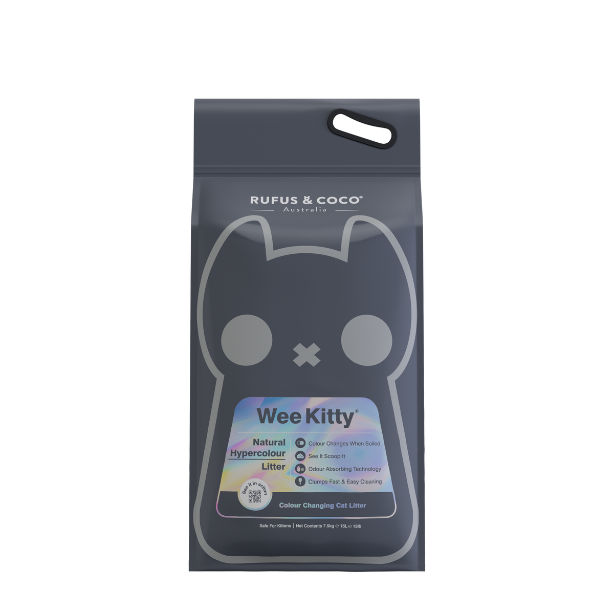 Wee Kitty Hypercolour Natural Litter