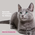 Wee Kitty Clumping Corn Kitten Litter 4kg