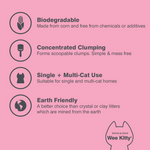 Wee Kitty Clumping Corn Kitten Litter 4kg