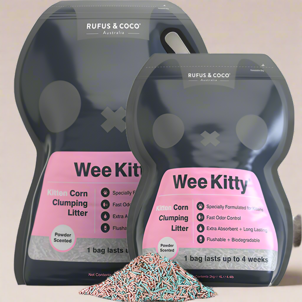 Illustration of Corn Cat Litter Made By Usa Companies