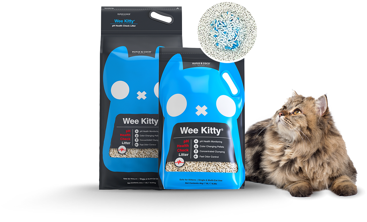 Wee Kitty Clumping PH Health Check Cat Litter