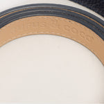 Rufus & Coco's Berlin navy leather dog lead is made from quality leather. Each lead is finished with premium gold hardware and studs for style and durability. Suitable for dogs of all sizes, this 100% leather dog lead is 120cm long.