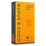 Line your cat's litter box with Rufus and Coco's elasticised cat litter tray liners. Includes an elasticised edge to keep the liner in place and makes cleaning up quick and easy